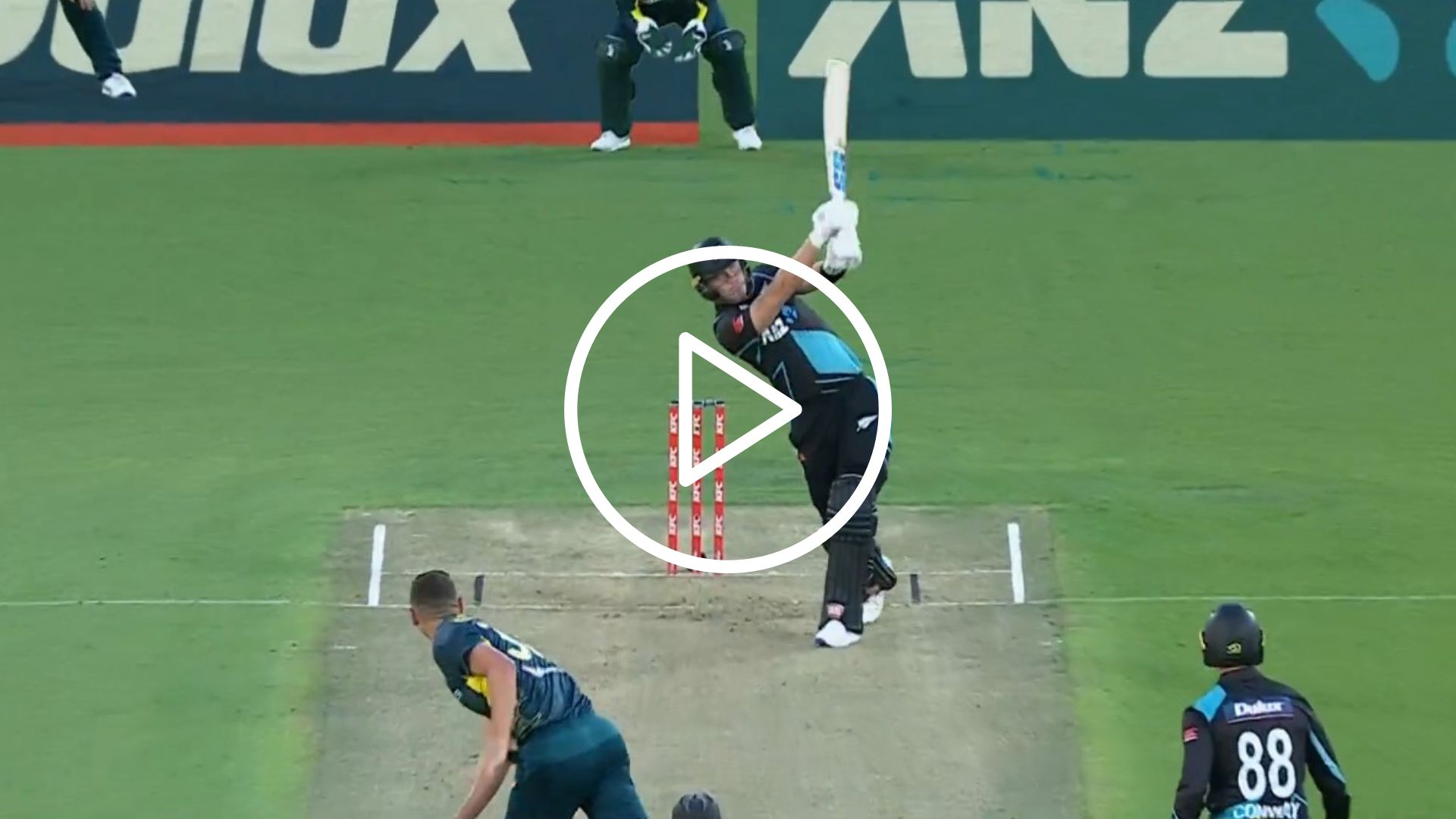 [Watch] Finn Allen Thrashes Ex-RCB Teammate Josh Hazlewood In NZ Vs AUS 1st T20I